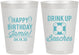 Personalized Birthday 8 oz Frosted Cups - Drink Up Beaches | 20207