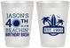 Personalized Birthday 8 oz Frosted Cups - 40th Beach | 20212