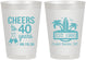 Personalized Birthday 8 oz Frosted Cups - 40th Beach | 20226