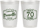 Personalized Birthday 8 oz Frosted Cups - Cheers To 70 Years | 20227