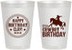 Personalized Birthday 8 oz Frosted Cups - Cowboy | 20229