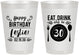 Personalized Birthday 8 oz Frosted Cups - 30th | 20240