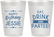 Personalized Birthday 8 oz Frosted Cups - Eat Drink Partee | 20241