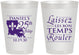 Personalized Birthday 8 oz Frosted Cups - 25th Mardi Gras | 20245