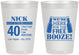 Personalized Birthday 8 oz Frosted Cups - 40th | 20249