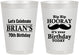 Personalized Birthday 8 oz Frosted Cups - 70th | 20251