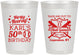 Personalized Birthday 8 oz Frosted Cups - 50th Baseball | 20252