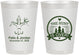 Personalized Wedding 8 oz Frosted Cups - The Hunt Is Over | 203