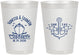 Personalized Wedding 8 oz Frosted Cups - Save The Date Cruise | 209