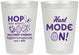 Personalized Easter 8 oz Frosted Cups - Hunt Mode On Bunny | 210000