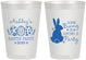 Personalized Easter 8 oz Frosted Cups - Bunny Eggs | 210017