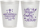 Personalized Easter 8 oz Frosted Cups - Easter Is For Jesus | 210022