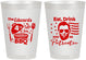 Personalized 4th Of July 8 oz Frosted Cups - Eat Drink Patriotic | 220006