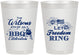 Personalized 4th Of July 8 oz Frosted Cups - Bbq Fireworks | 220009