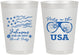 Personalized 4th Of July 8 oz Frosted Cups - Party In The Usa | 220023
