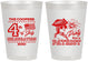 Personalized 4th Of July 8 oz Frosted Cups - Patriot | 220038