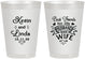 Personalized Wedding 8 oz Frosted Cups - Best Friends | 221