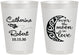 Personalized Wedding 8 oz Frosted Cups - Over The Moon In Love | 224