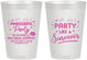 Personalized Awareness 8 oz Frosted Cups - Party Like A Survivor | 230003
