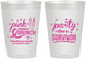 Personalized Awareness 8 oz Frosted Cups - Party Like A Survivor | 230005