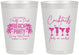 Personalized Awareness 8 oz Frosted Cups - Beach Party | 230007