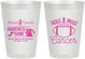 Personalized Awareness 8 oz Frosted Cups - Football Tackle | 230019
