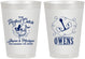 Personalized Wedding 8 oz Frosted Cups - The Perfect Catch | 232