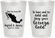 Personalized Wedding 8 oz Frosted Cups - Cerveza Mexico | 240