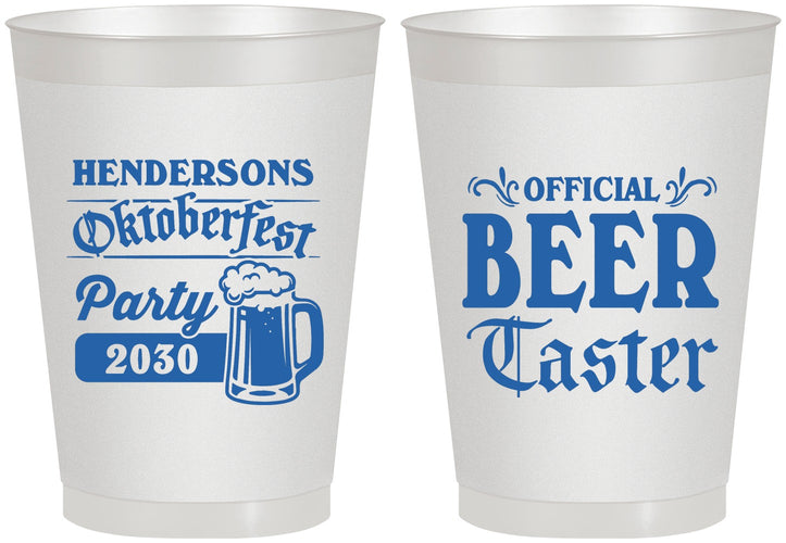 Personalized Oktoberfest 8 oz Frosted Cups - Beer Taster | 240000