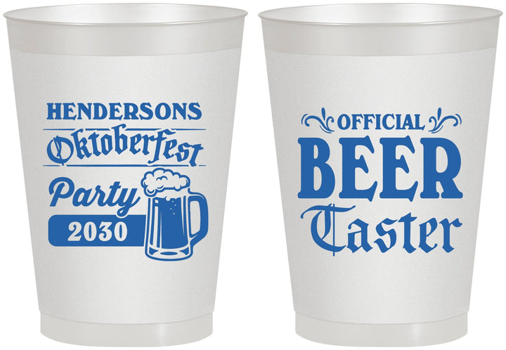 Personalized Oktoberfest 8 oz Frosted Cups - Beer Taster | 240000