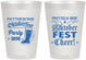 Personalized Oktoberfest 8 oz Frosted Cups - Pretzel | 240001