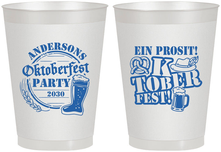 Personalized Oktoberfest 8 oz Frosted Cups - Ein Prosit | 240005