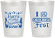Personalized Oktoberfest 8 oz Frosted Cups - Pretzel | 240009