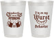 Personalized Oktoberfest 8 oz Frosted Cups - Wurst Behavior | 240010