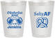 Personalized Oktoberfest 8 oz Frosted Cups - Pretzel Salty Af | 240015