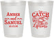 Personalized Wedding 8 oz Frosted Cups - Catch Of A Lifetime Lobster | 245