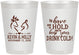 Personalized Wedding 8 oz Frosted Cups - To Have And To Hold | 250