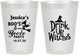 Personalized Halloween 8 oz Frosted Cups - Drink Up Witches | 250001