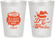 Personalized Halloween 8 oz Frosted Cups - Drink Up Witches | 250004