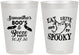 Personalized Halloween 8 oz Frosted Cups - Ghost Spooky Boo | 250007