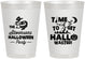 Personalized Halloween 8 oz Frosted Cups - Hallowasted Pumpkin | 250013