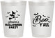 Personalized Halloween 8 oz Frosted Cups - Witch Boo | 250015