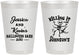 Personalized Halloween 8 oz Frosted Cups - Skeleton | 250017