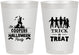 Personalized Halloween 8 oz Frosted Cups - Trick Or Treat | 250019