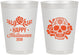 Personalized Halloween 8 oz Frosted Cups - Sugar Skull | 250020