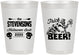 Personalized Halloween 8 oz Frosted Cups - Trick Or Beer | 250021