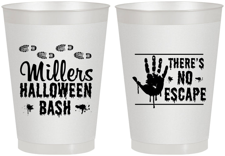 Personalized Halloween 8 oz Frosted Cups - Zombie | 250025