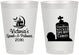Personalized Halloween 8 oz Frosted Cups - Haunted House | 250031