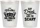 Personalized Halloween 8 oz Frosted Cups - Eat Drink Be Scary | 250033