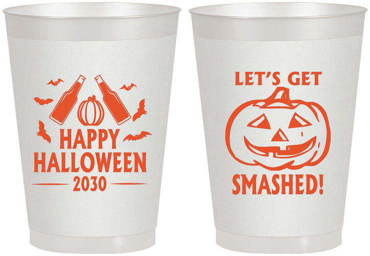 Personalized Halloween 8 oz Frosted Cups - Lets Get Smashed | 250036
